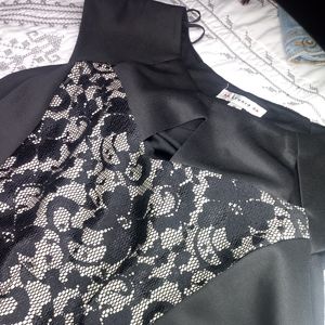 Slimming , and tight formal dress with floral